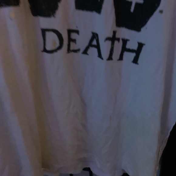 Vintage unif distressed Black Death shirt - Picture 9 of 9